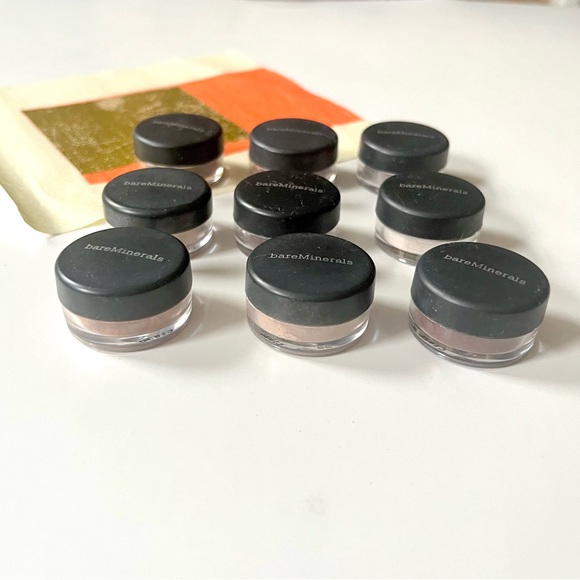 🏷️ bareMinerals gold, purple, light cream color eye shadow set of 3 - Picture 14 of 14